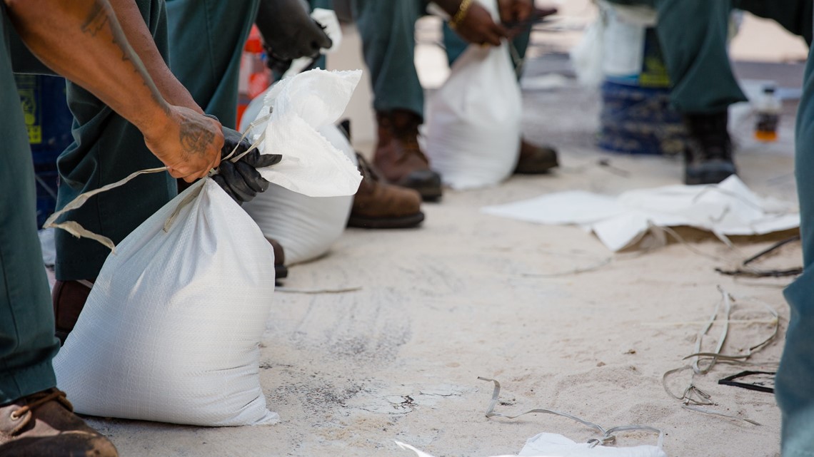 Sandbags near me Tampa Bayarea sites open for bagging