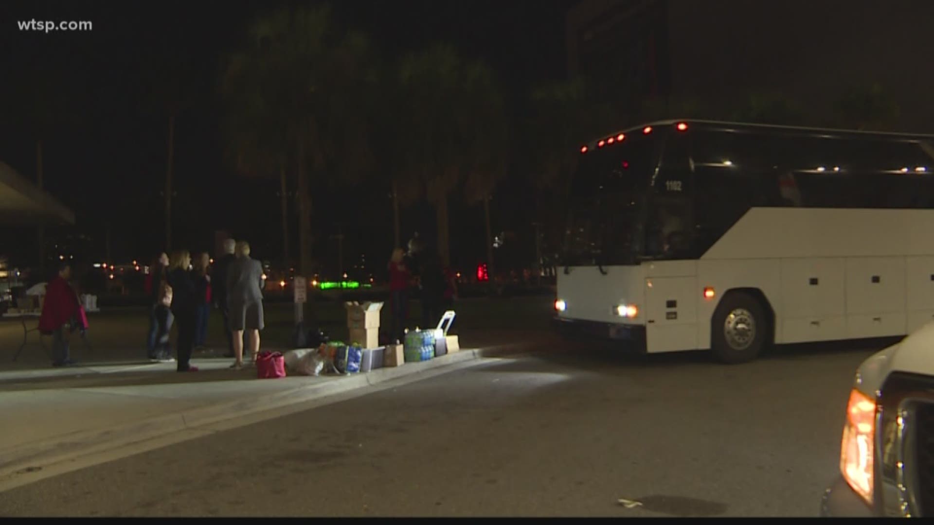 The group of women left Tampa on Wednesday morning to head to Tallahassee.