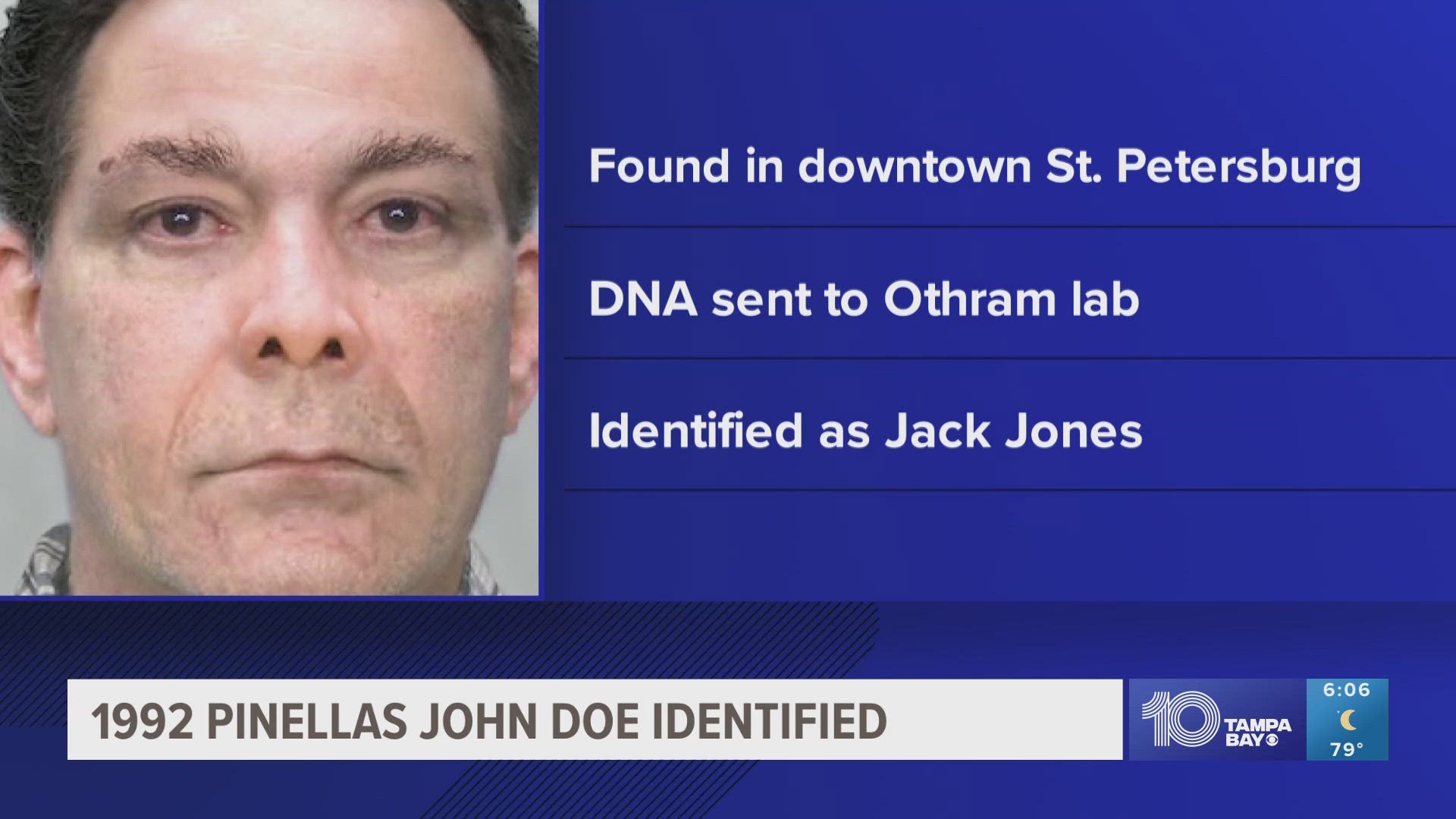 An unidentified man was found on a sidewalk in 1992 with a head trauma, but newly submitted evidence uncovered his identity.