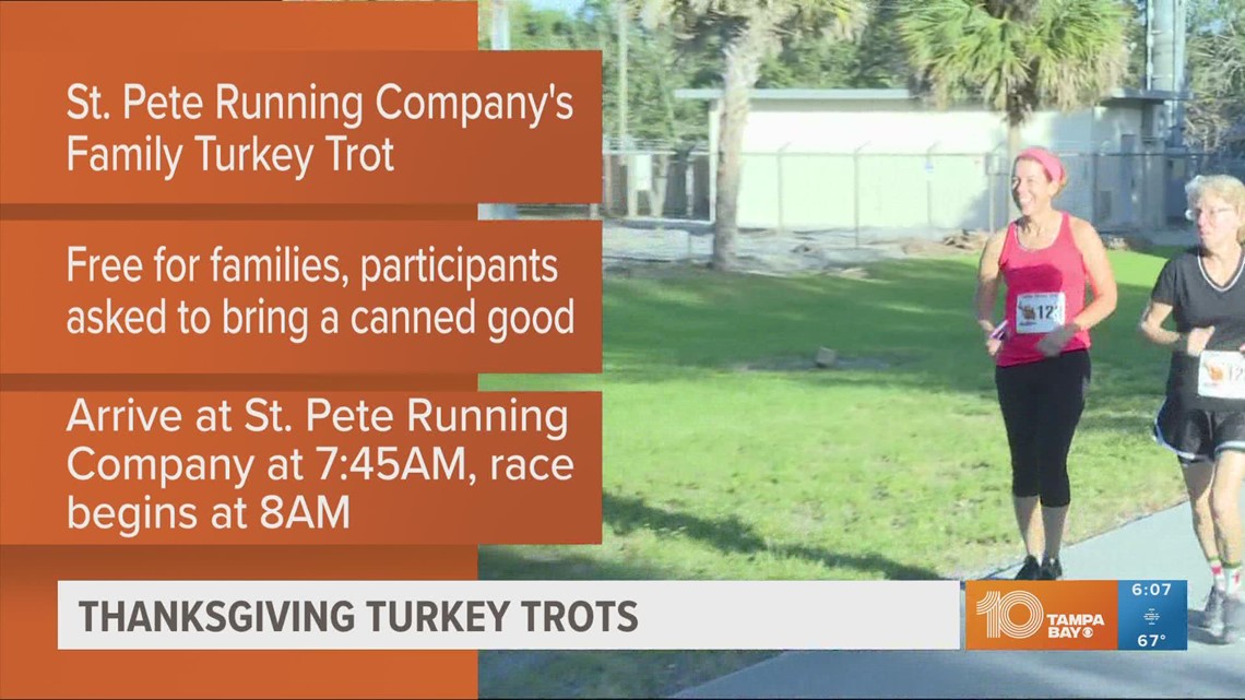 Turkey trots happening around Tampa Bay