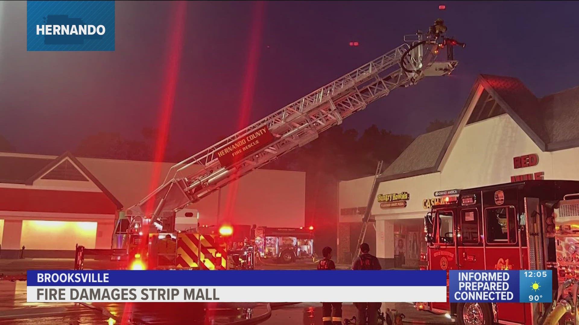 Firefighters said that it took more than a dozen units to get the flames under control. 