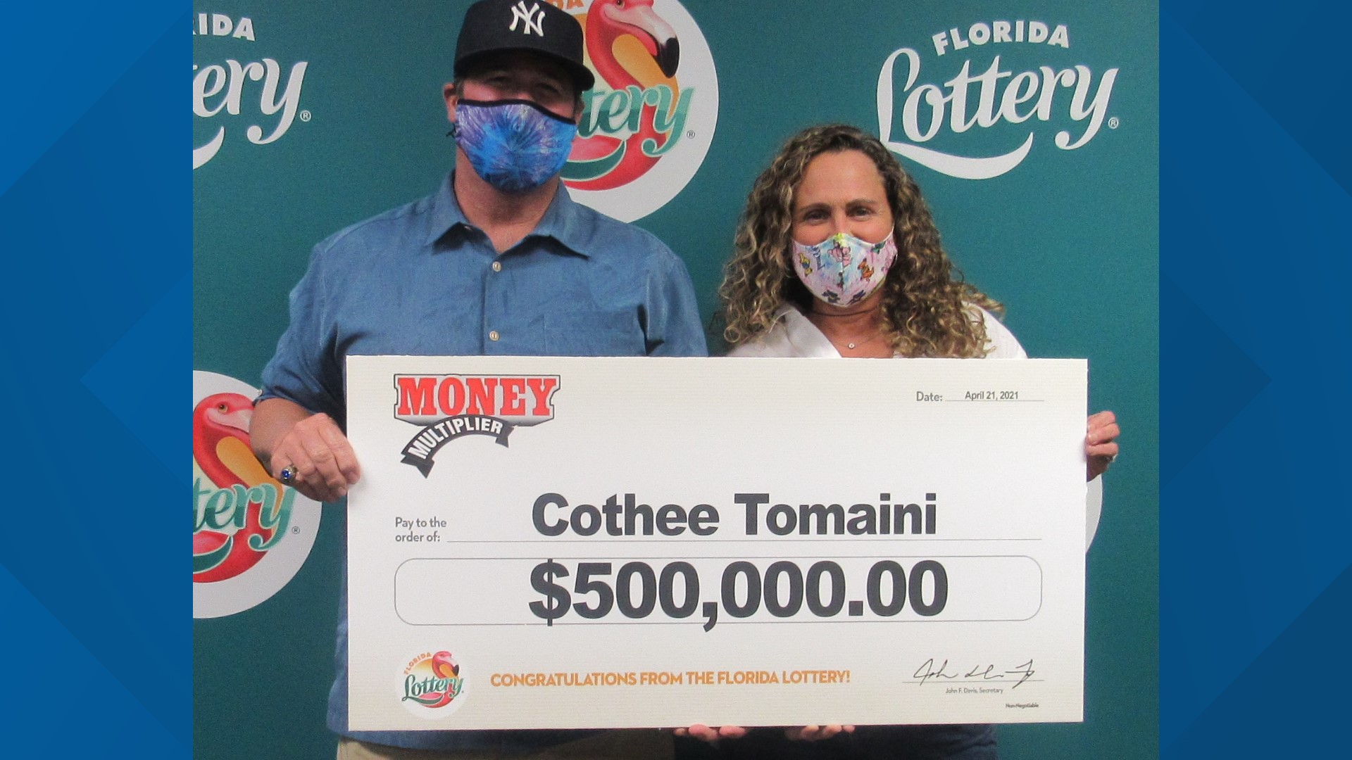 Florida woman wins $500,000 on scratch-off ticket before birthday ...