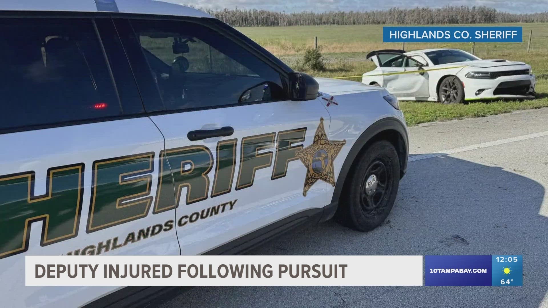 The chase reportedly spanned both Highlands and Hardee counties.