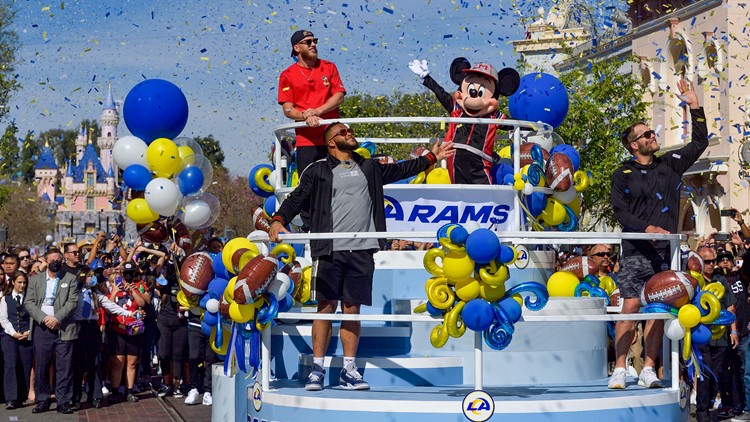 Trio of Rams to Celebrate Super Bowl Victory at Disneyland Resort 