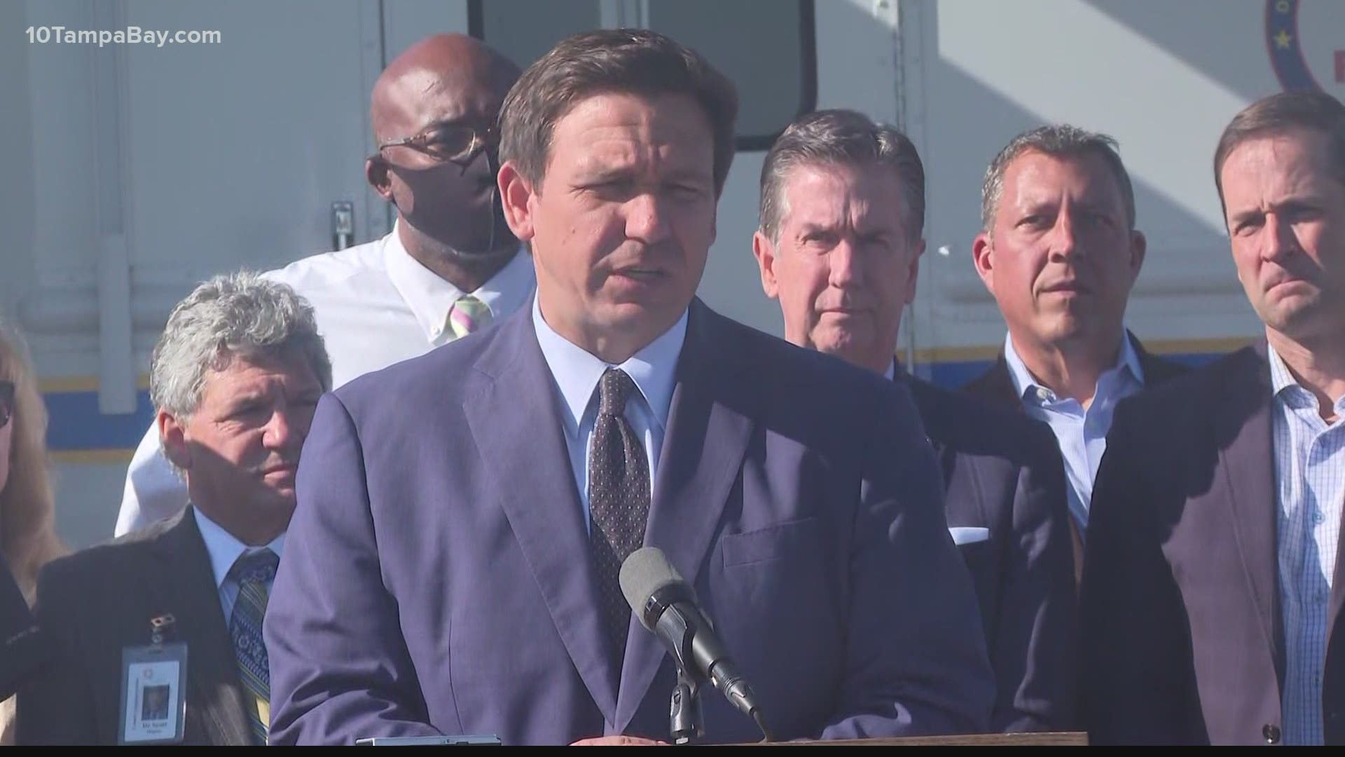 Gov. Ron DeSantis is directing the Florida Department of Environment Protection to make a plan to clean up the site.