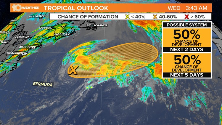 Low pressure system in Atlantic could become Adria