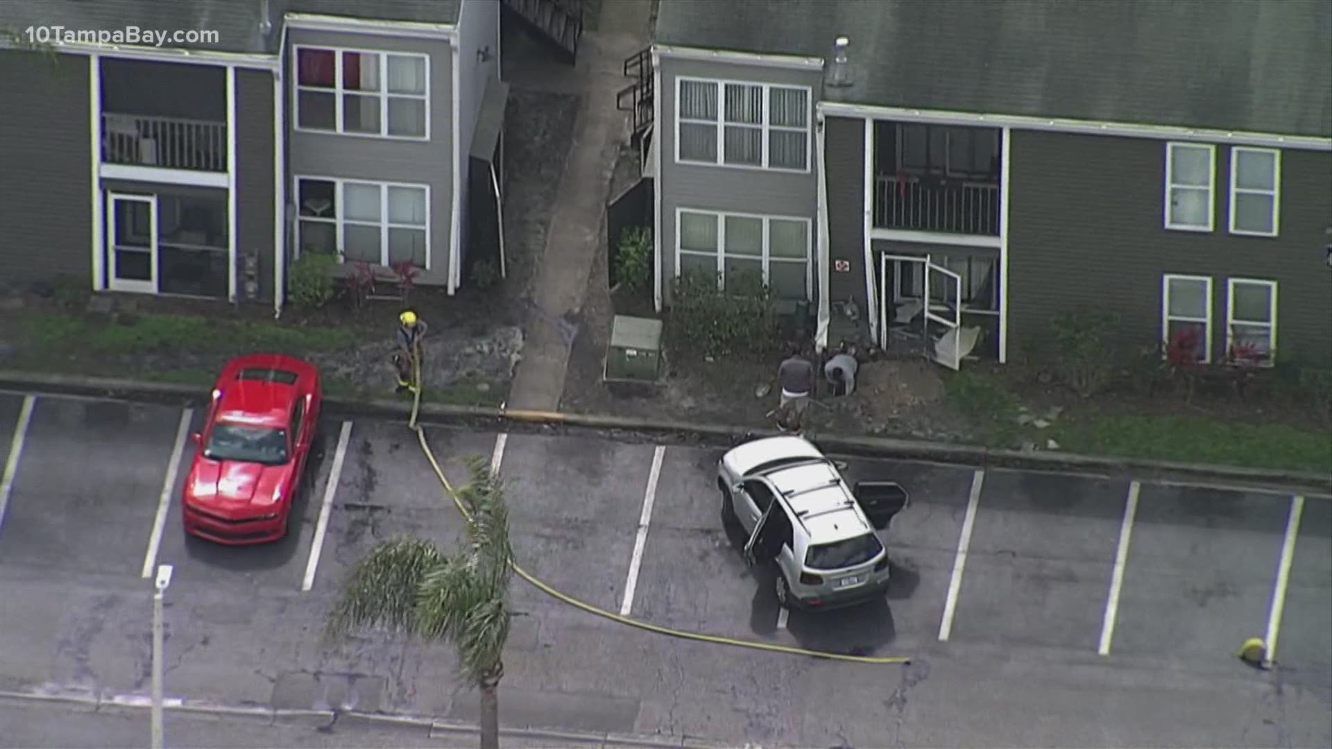 3 buildings evacuated after car crashes into apartments, hits natural ...