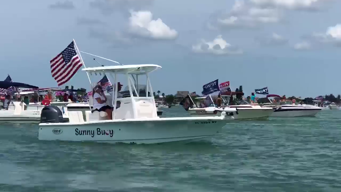 Trump boat parade sets sail in Pinellas County