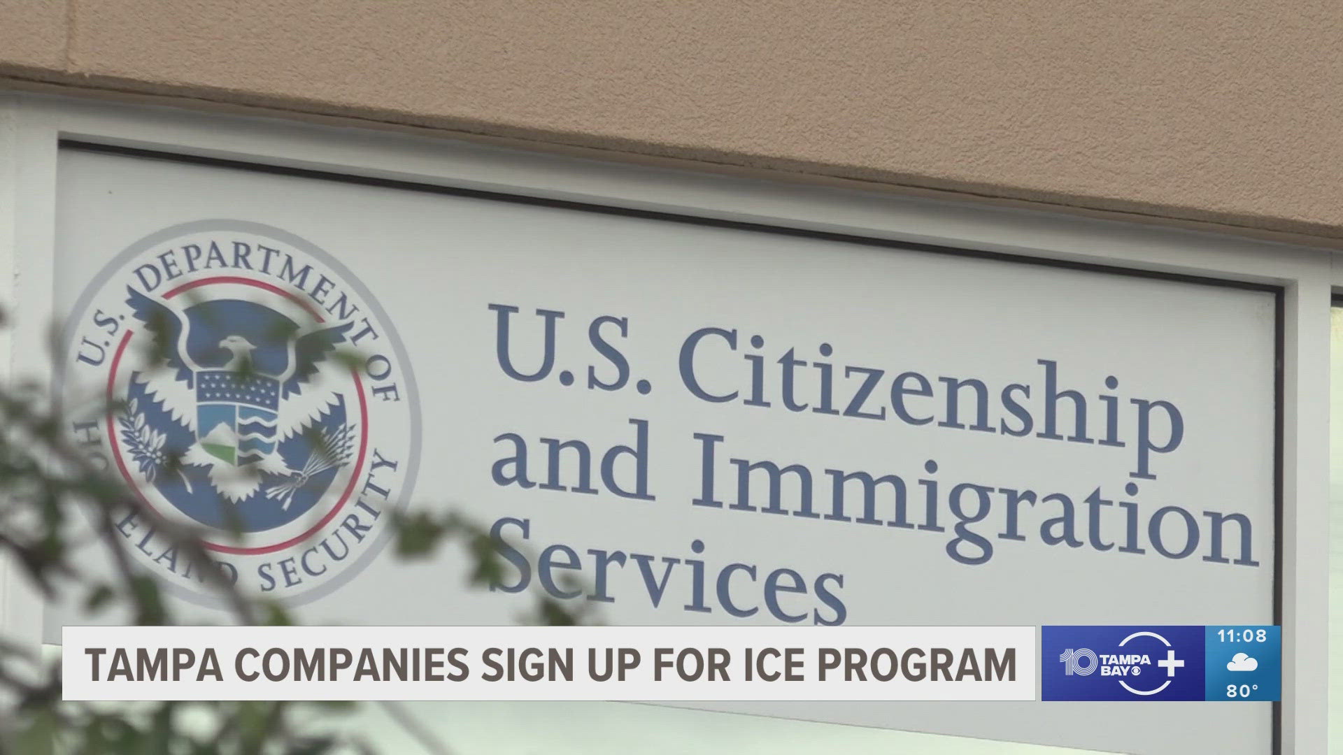 10 Tampa Bay reporter Anjelicia Bruton reports the companies part of the IMAGE program must enroll in the E-Verify program and allow audits of employees' I-9 Forms.