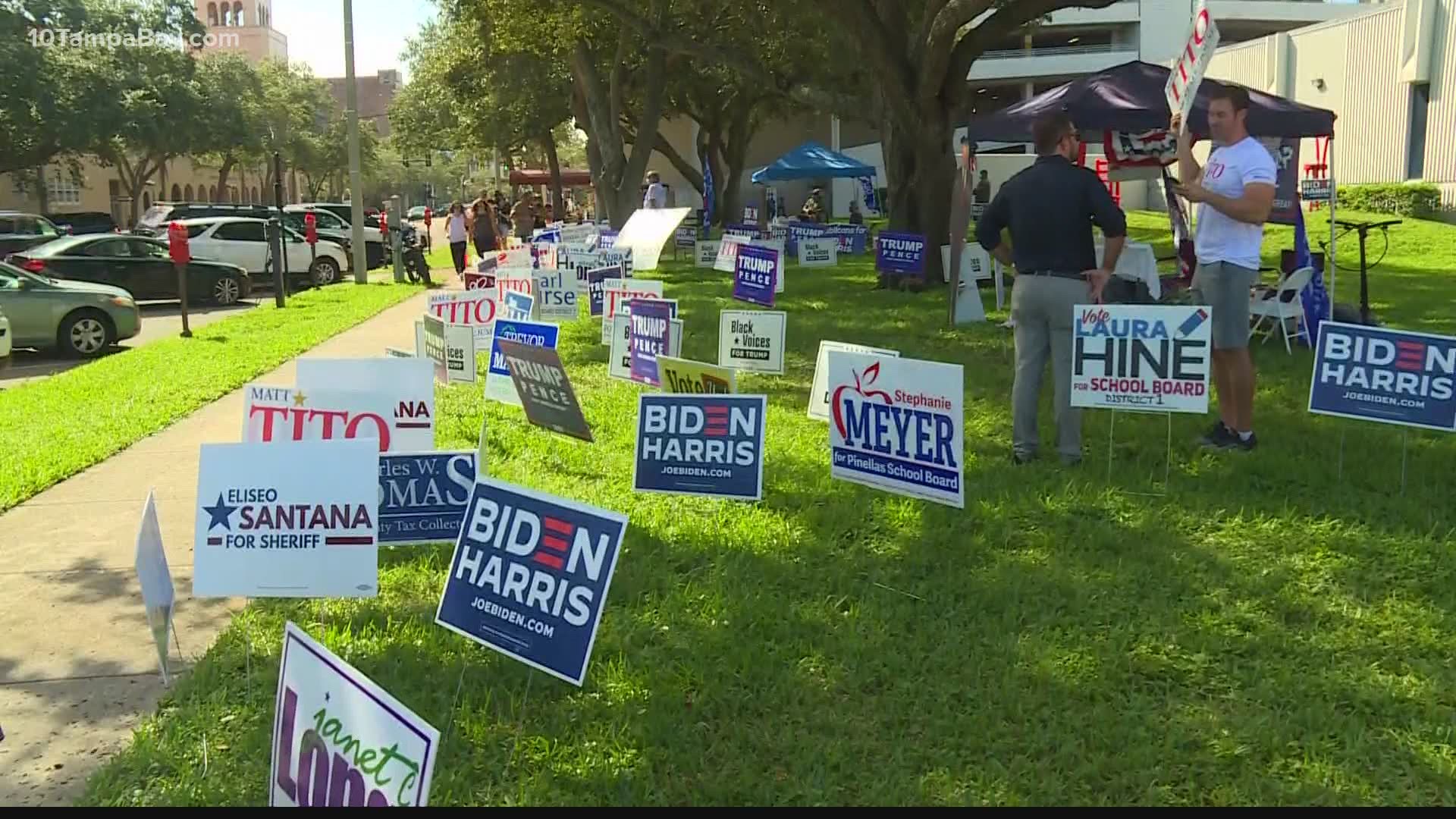 Here are the policies of Tampa Bay area supervisors of elections if you change your mind and want to vote in person but already have a mail ballot.