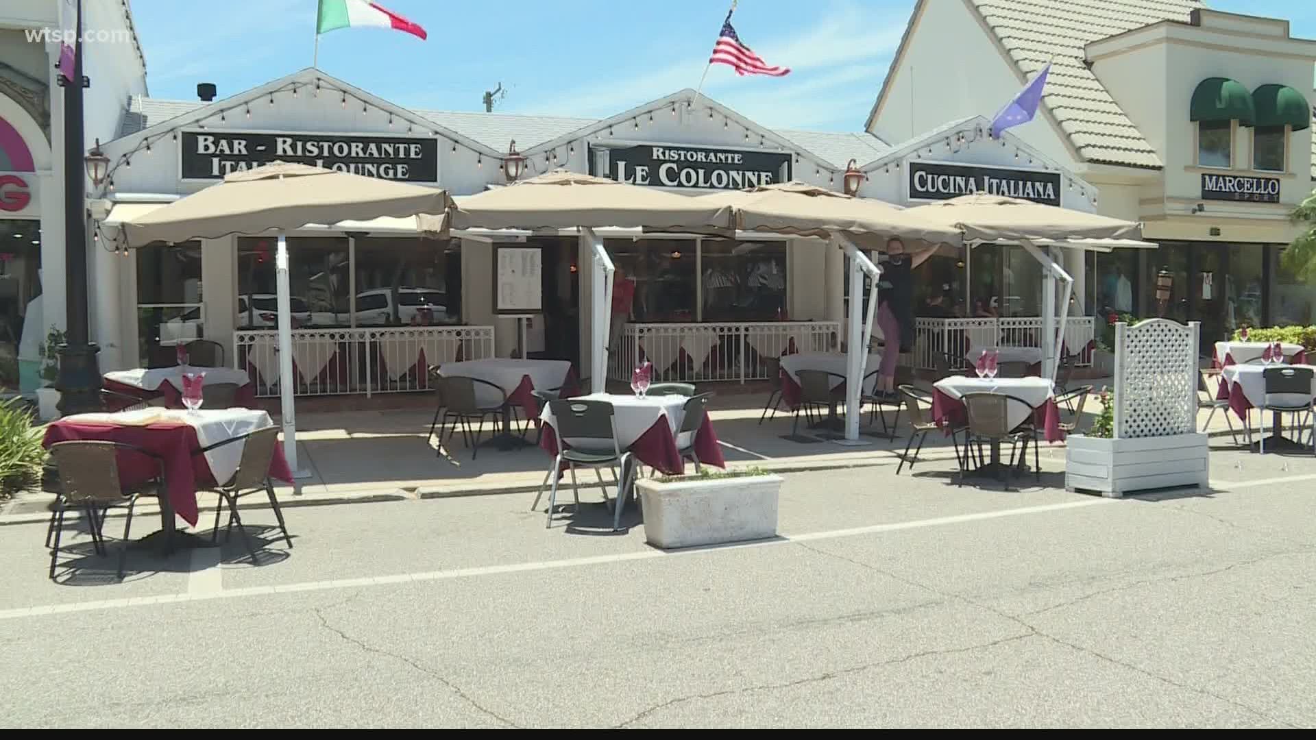 Restaurant owners on St. Armands Circle say they are struggling for business as city leaders refuse to reopen Lido Beach.