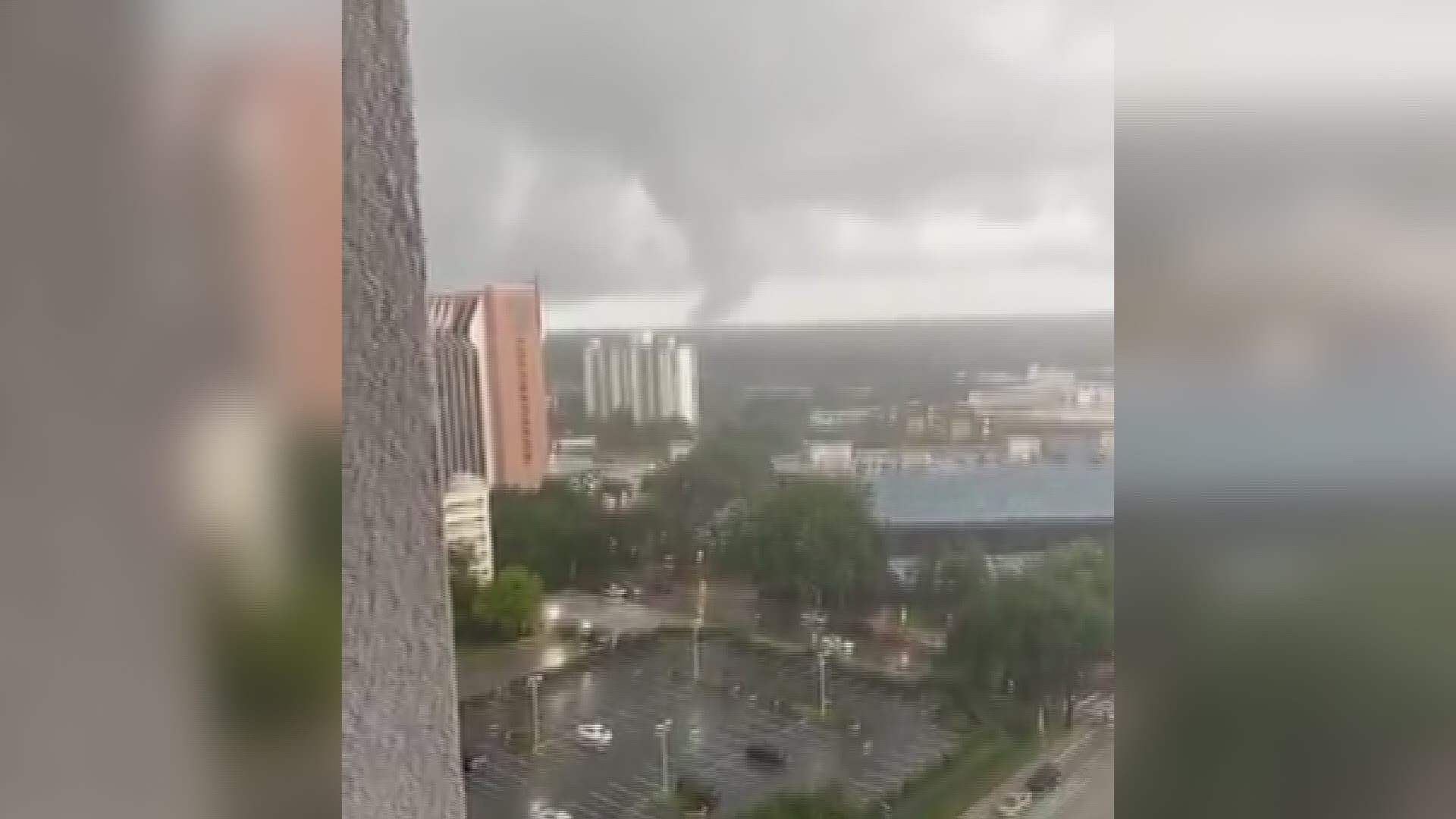 A damage assessment is underway after a tornado moved through parts of the downtown area of Orlando.