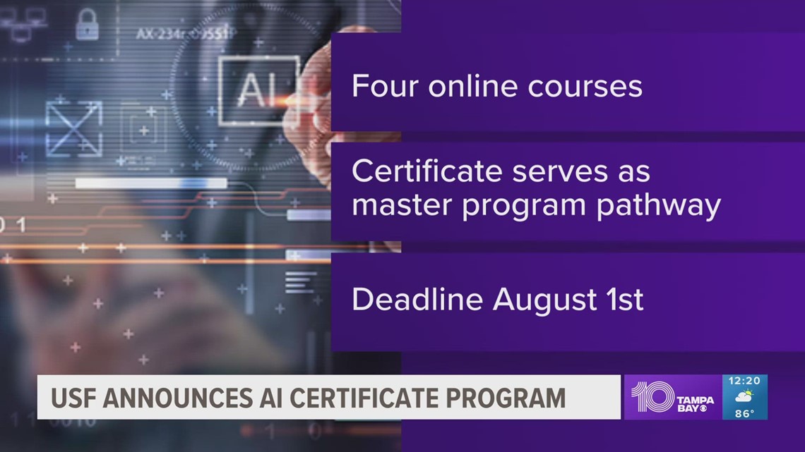 USF announces AI certificate program