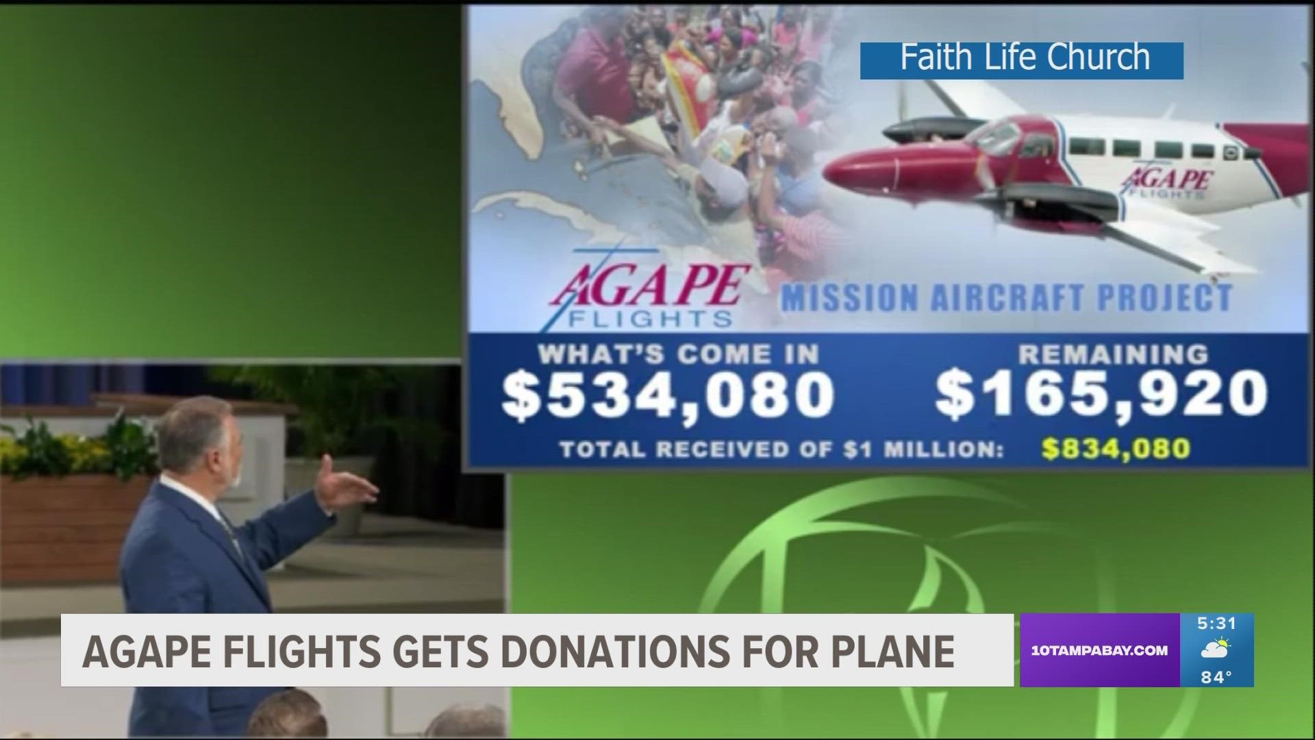 CEO Allen Speer said he was certain it was a 'God-sent' miracle when a pastor from Faith Life Church handed him three checks that totaled $1,000,000.