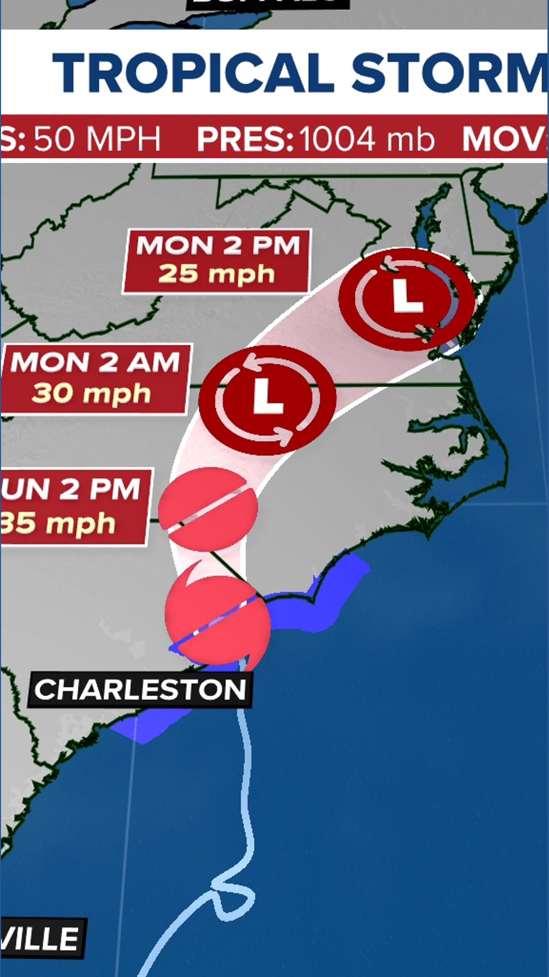 Tropical Storm Chantal makes landfall over the Carolinas | wtsp.com