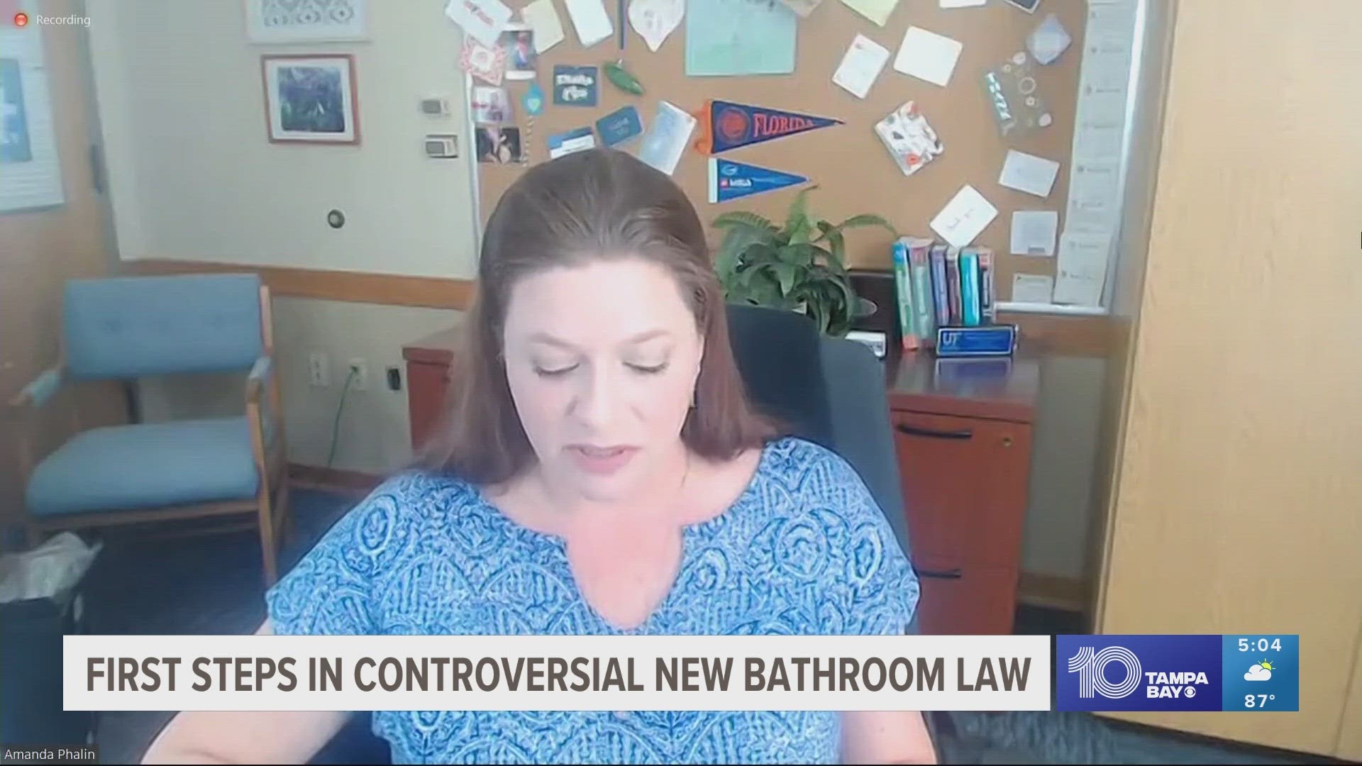 An update now on a controversial new law that requires designation of restrooms for exclusive use by females and exclusive use by males.