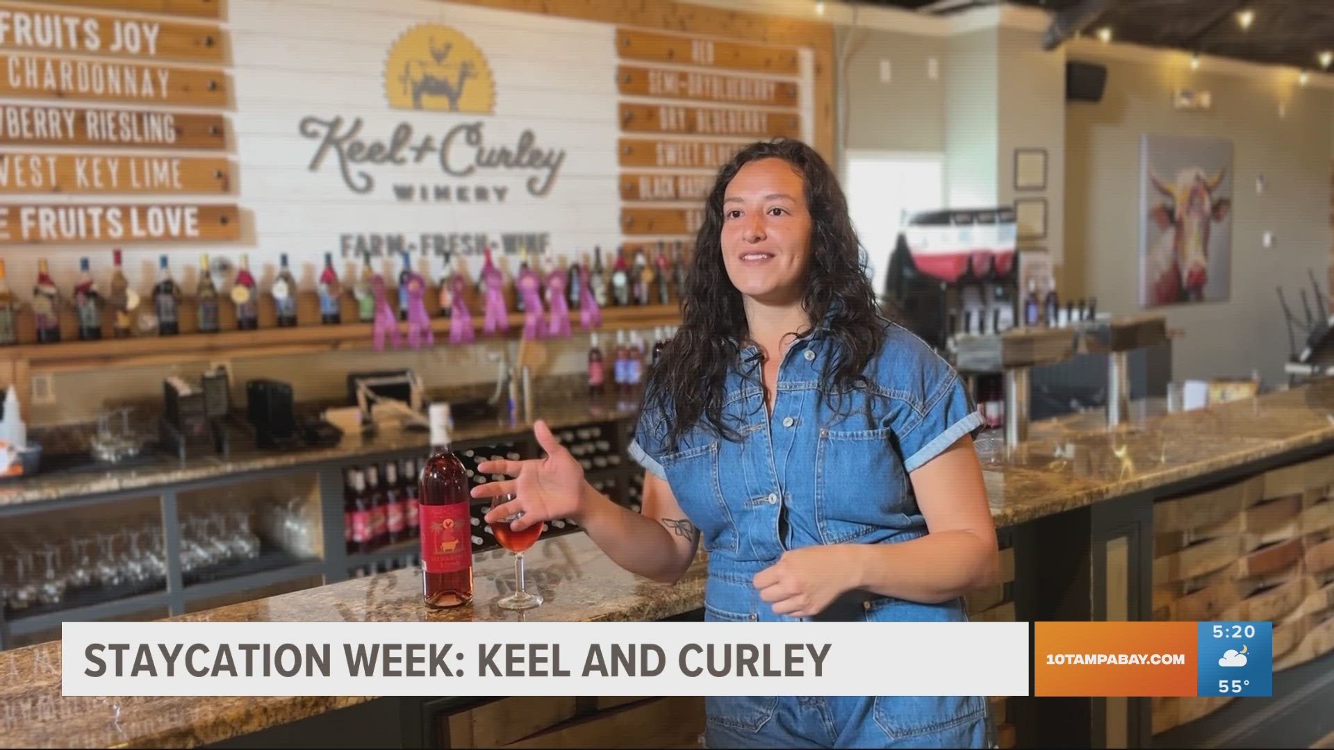 Keel Farms is open every day and has tours of its Keel and Curley Winery.