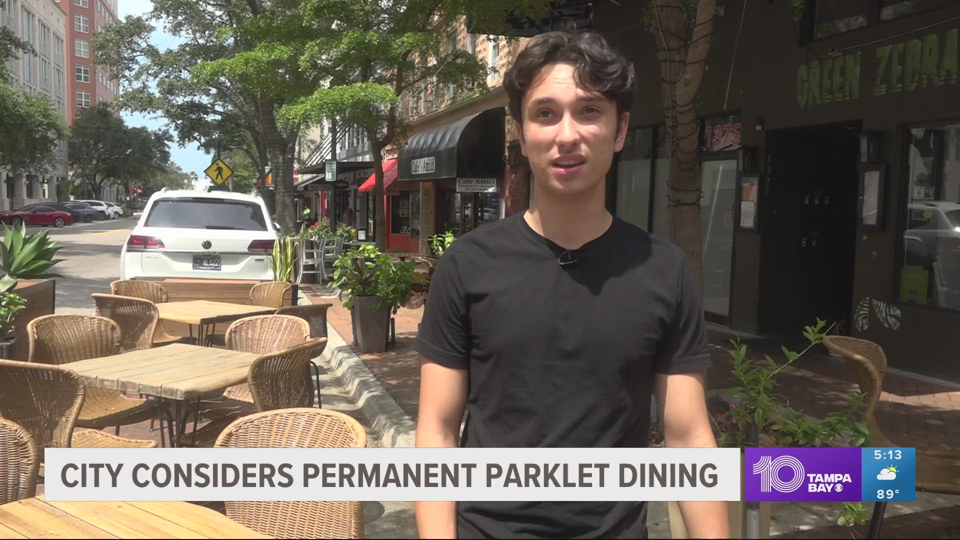 The Parklet Program started during the pandemic to help restaurants stick to the safety protocols.