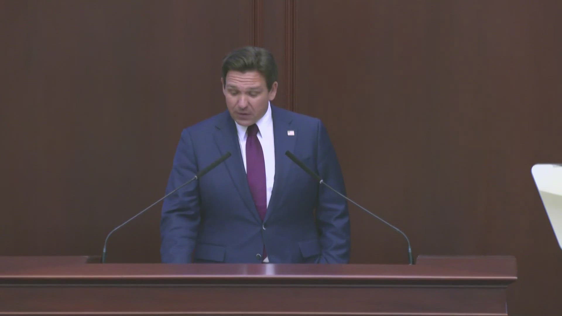 The governor's speech marks the beginning of the legislative session, where DeSantis will outline his agenda for 2025. 