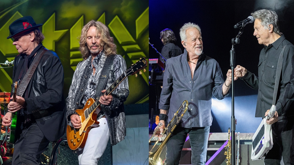 Styx and Chicago will perform in two Florida cities for the “The Windy Cities Tour" in 2026