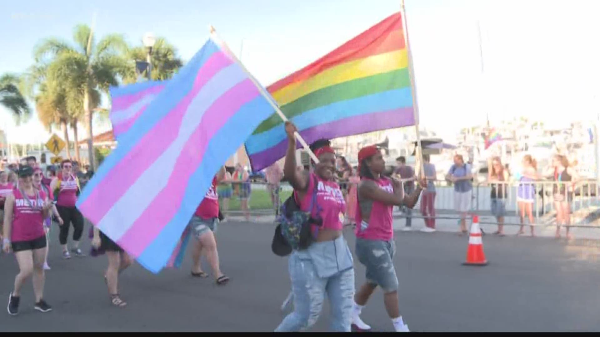 The party kicks off at 2 p.m. with the parade stepping off around 7:15 p.m. Saturday. Thousands of people will be dressed in rainbow colors, beads, glitter and costumes to celebrate LGBTQ Pride. The parade starts at North Straub Park and heads south almost to Albert Whitted Park.
