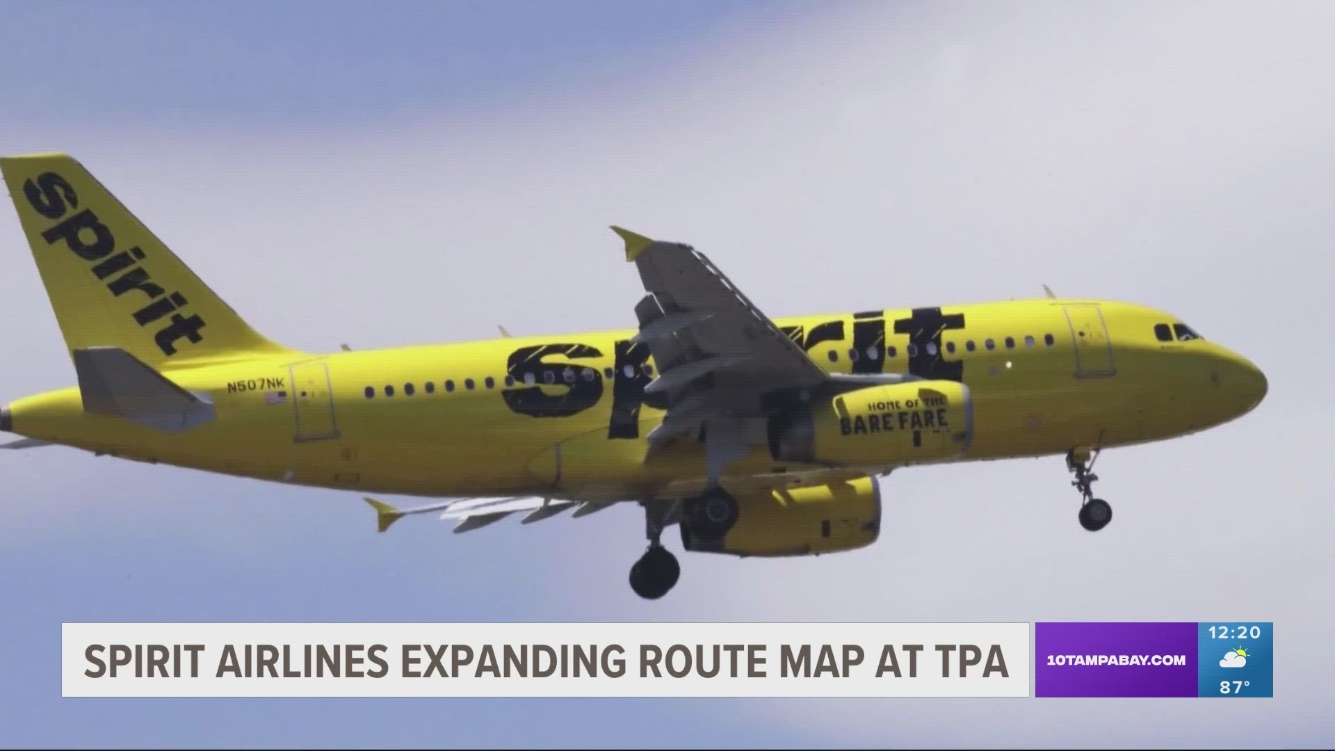 With the additional routes, Spirit Airlines will offer service to 21 cities from TPA starting Nov. 15.