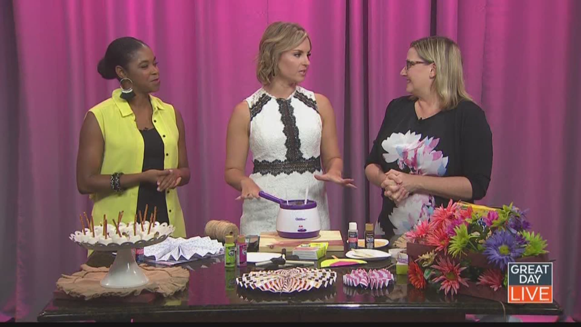 From easy treats, to cheap decor, Adeina Anderson helps with her entertaining tips.