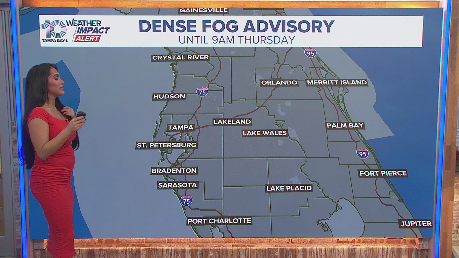 Expect dense fog for the Thursday morning commute, followed by a warm and humid afternoon.