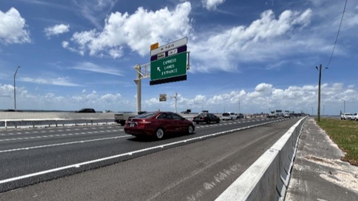 Howard Frankland express lanes could open this week as FDOT nears finish line on $865 million project