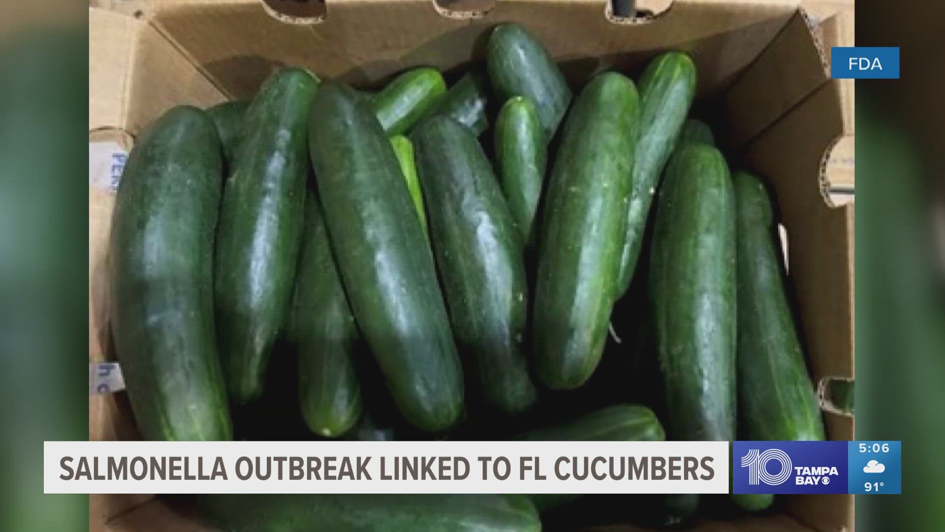 Federal authorities say the farms don't account for all of the illnesses in the outbreak, but many cases can be tied to the Sunshine State growers.