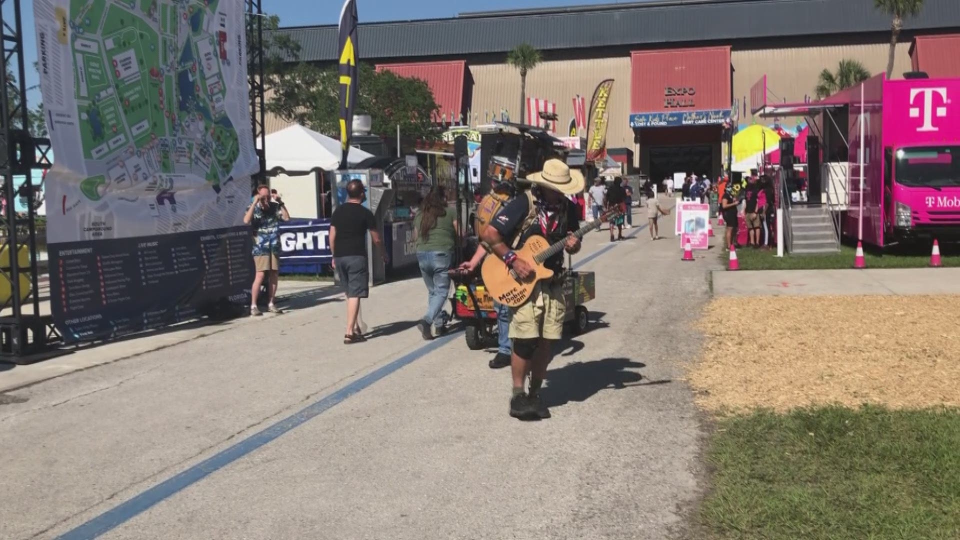 His One Man Band has been performing at the fair since 2014.