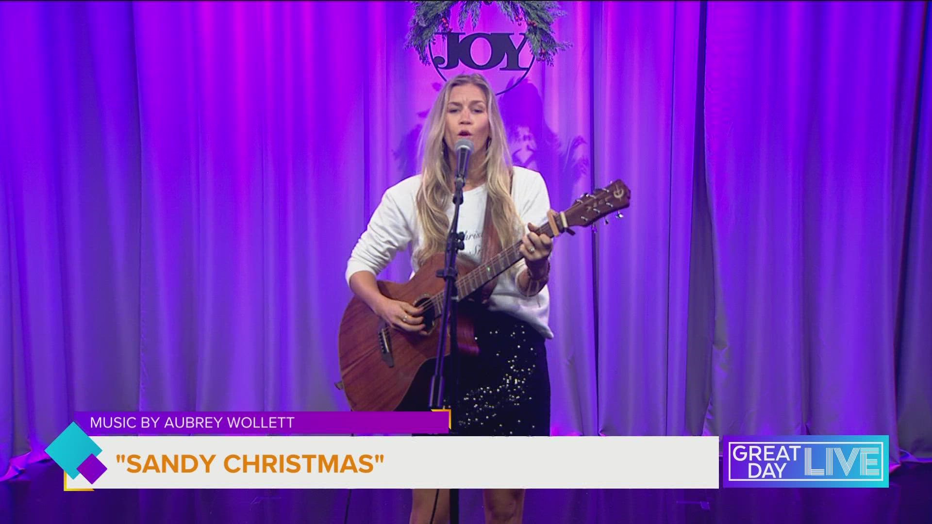 Aubrey Wollett performs live in studio