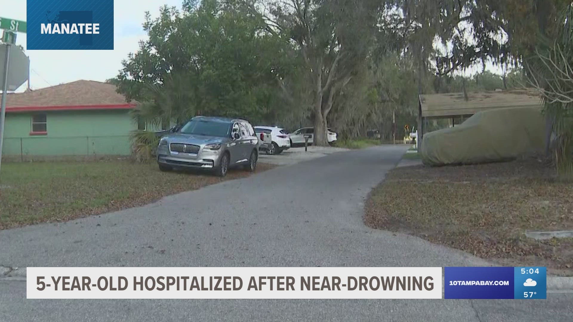 Police say the near-drowning appears to be an accident.