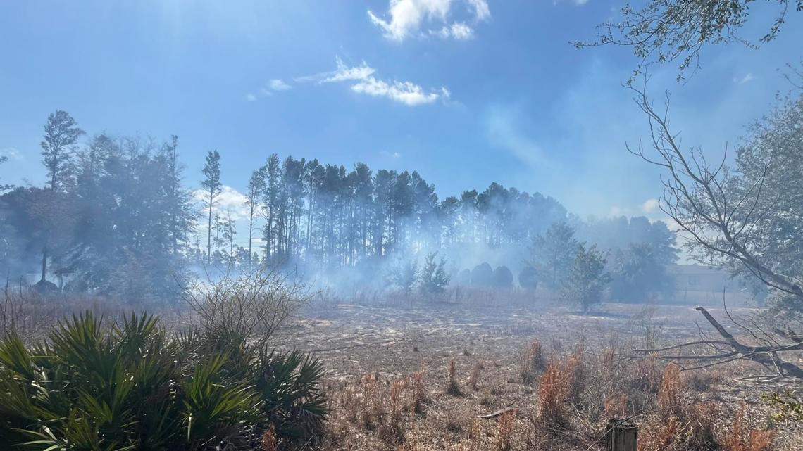 Hernando County Fire Rescue responds to 3 same-day brush fires