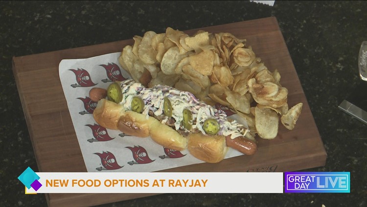 Raymond James Stadium is serving up new food options for Bucs games