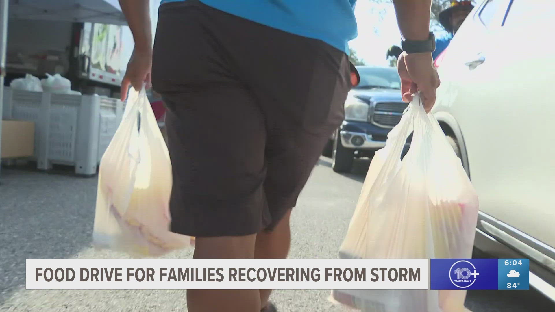 Pinellas County residents can go to the drive-thru if they are in need of food resources following the hurricanes.