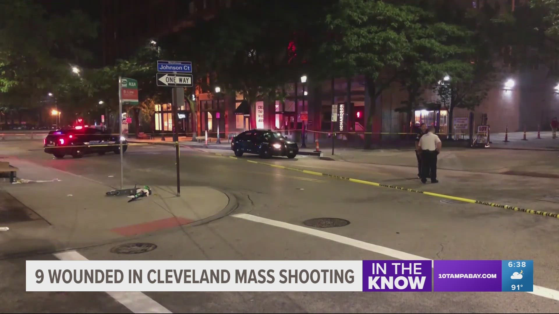 Nine shot in downtown Cleveland, one man seriously wounded | wtsp.com