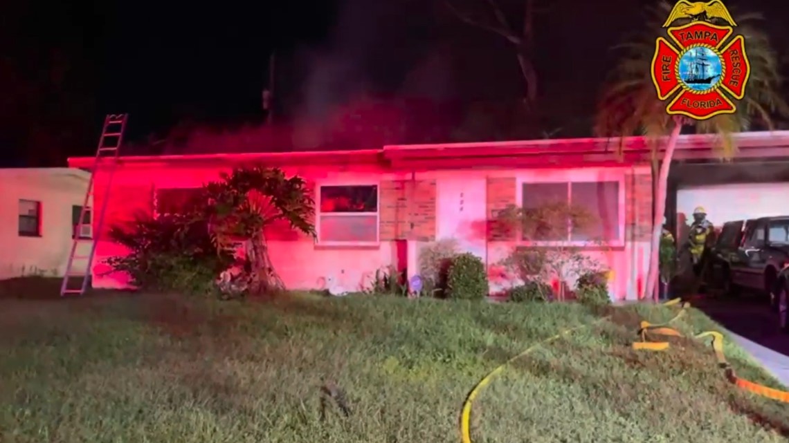 Tampa Fire Rescue battle fire that killed family dog