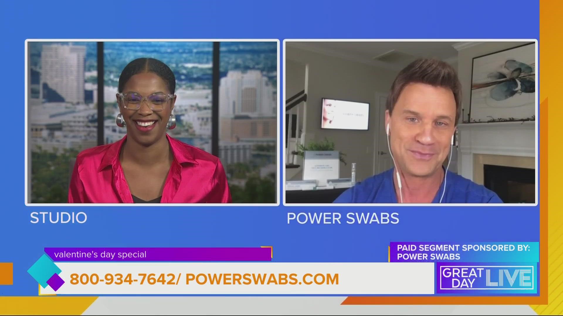 Whiten those teeth this Valentine’s with a great deal from Power Swabs