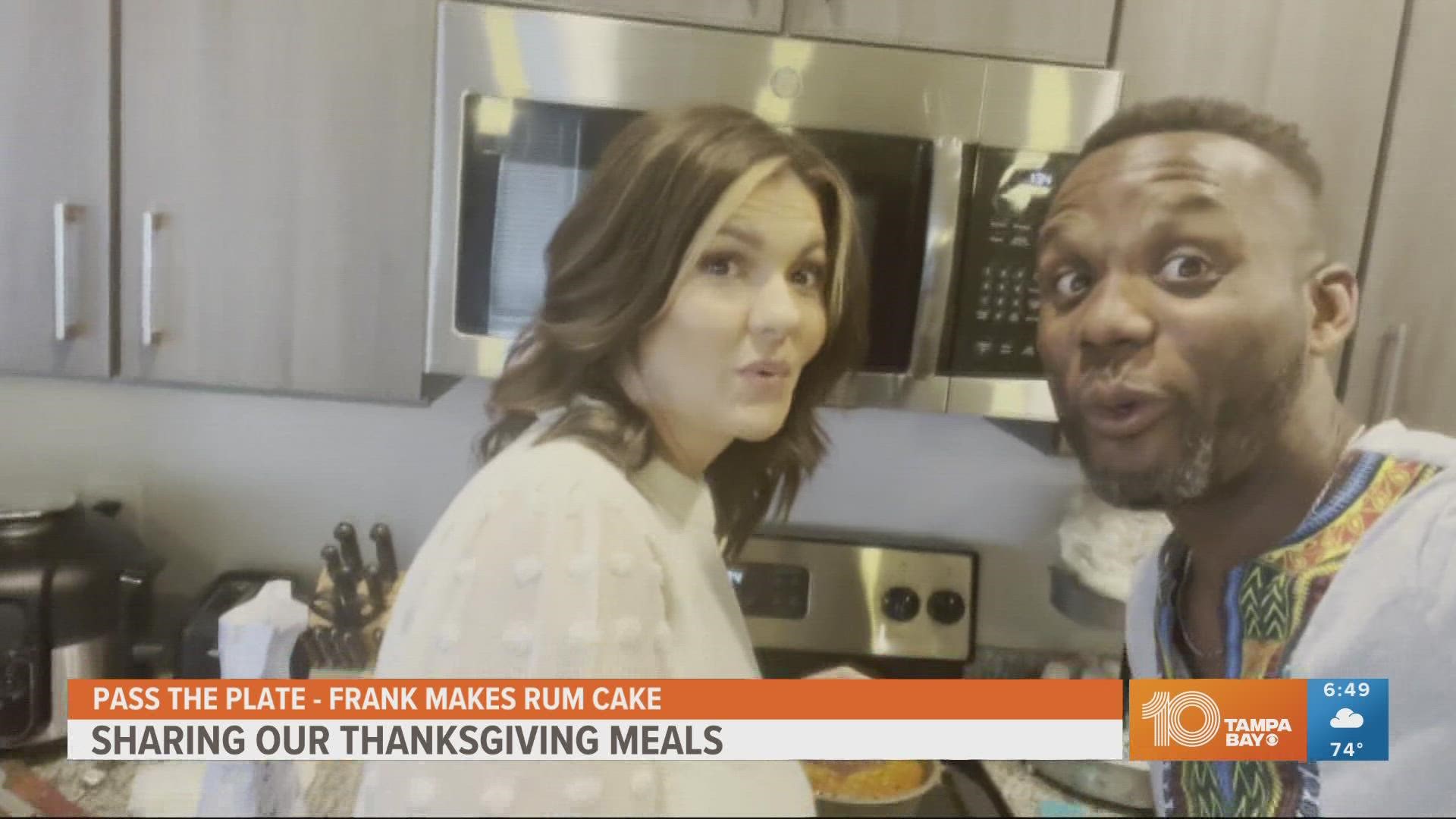 Frank invites us into his kitchen as he bakes a Thanksgiving treat with his wife Carly.