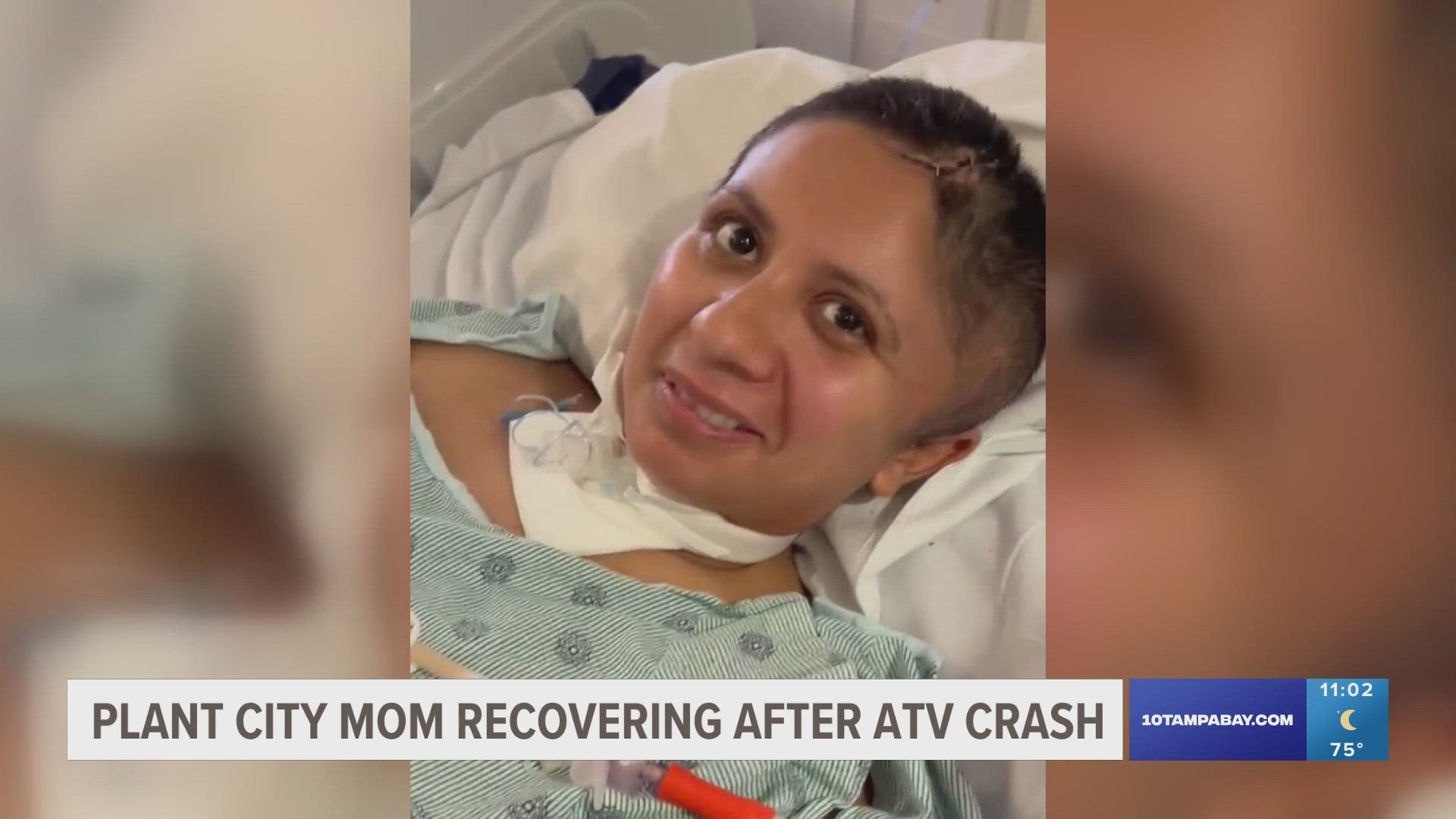 Matilde Rodriguez risked her life to save her 6-year-old son during the accident last month.