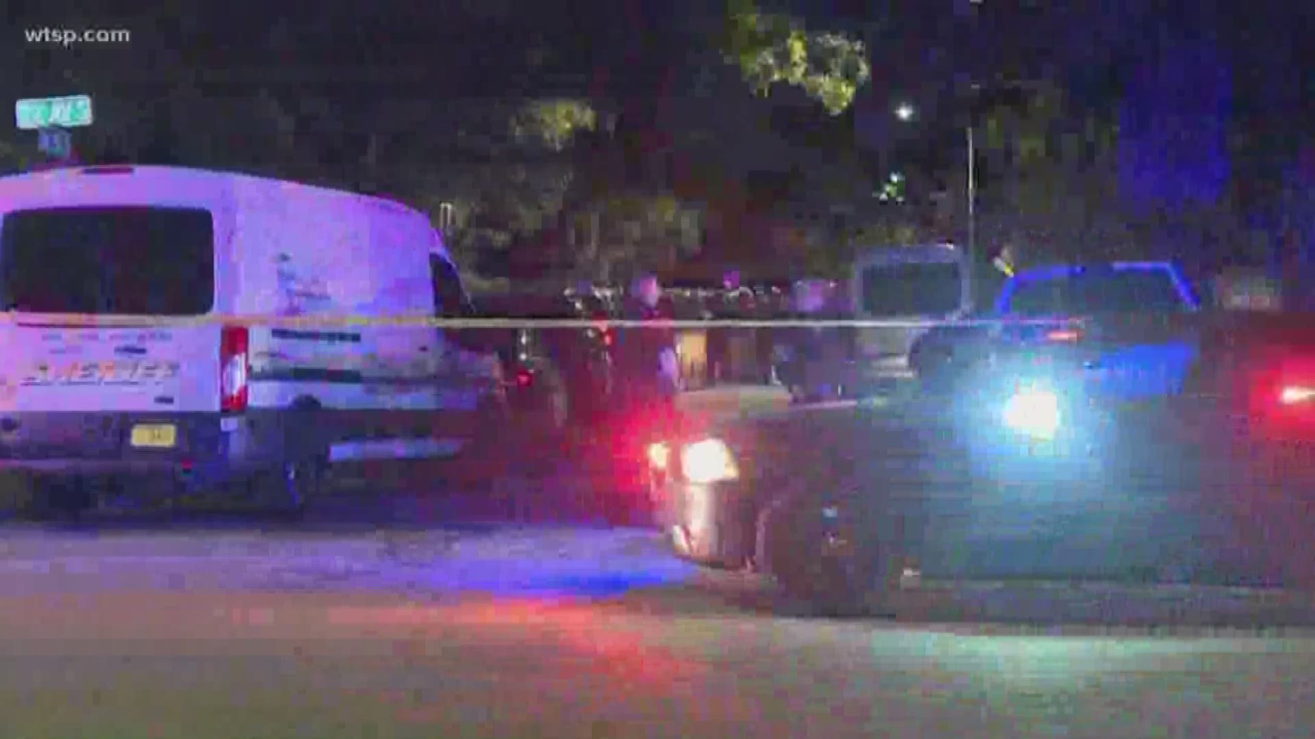The Pinellas County Sheriff’s Office said no deputies were hurt in the shooting.