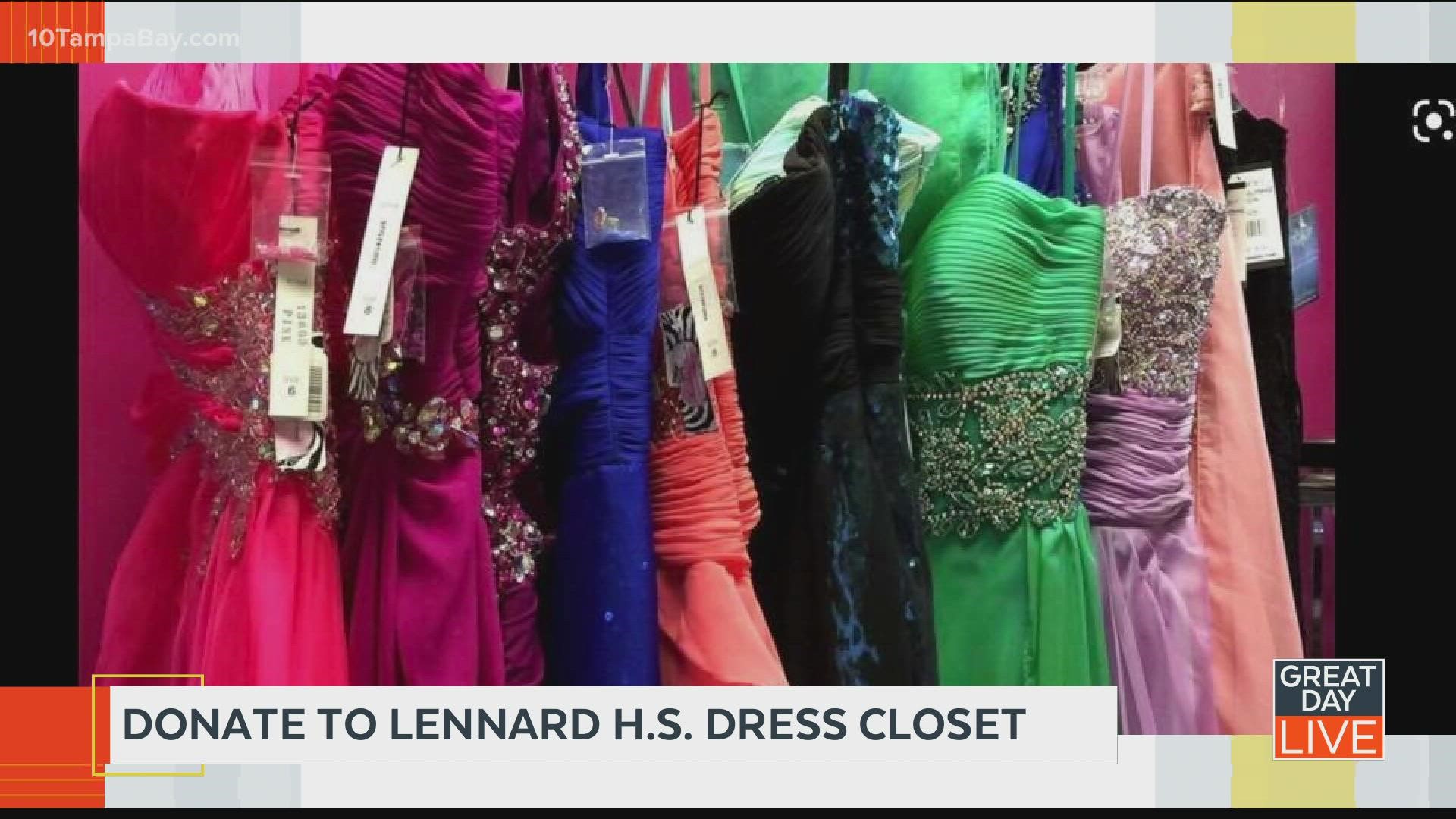 Lennard H.S. Dress Closet needs your formal wear