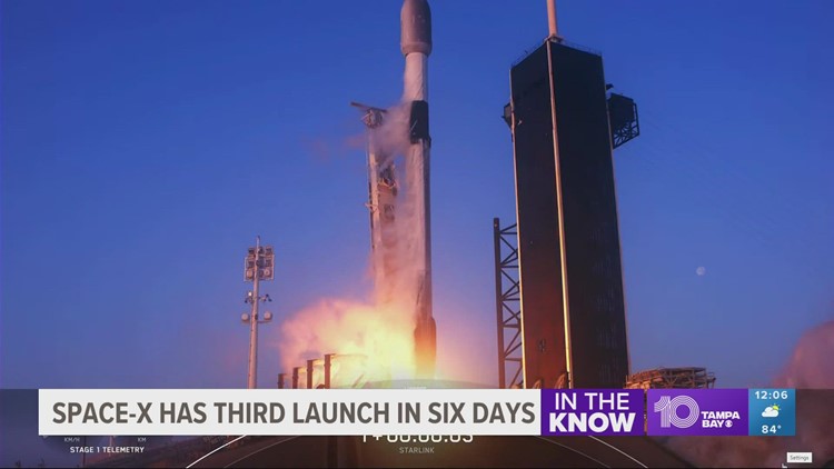 SpaceX successfully launches Starlink satellites from Kennedy Space Center