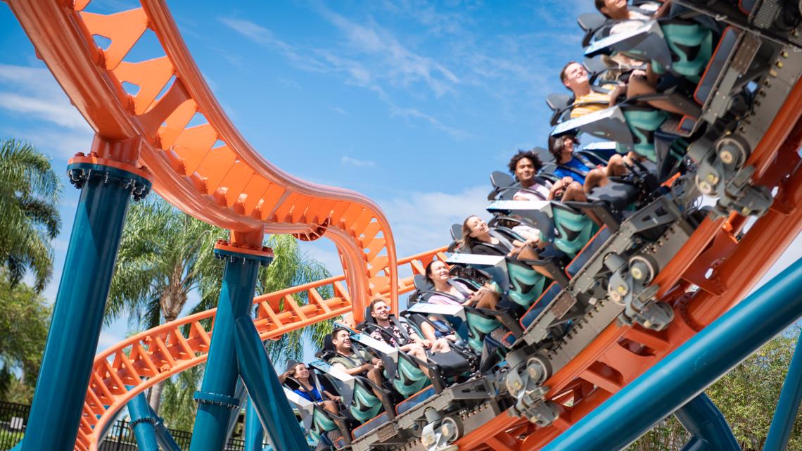 SeaWorld Orlando's Ice Breaker roller coaster gets opening date