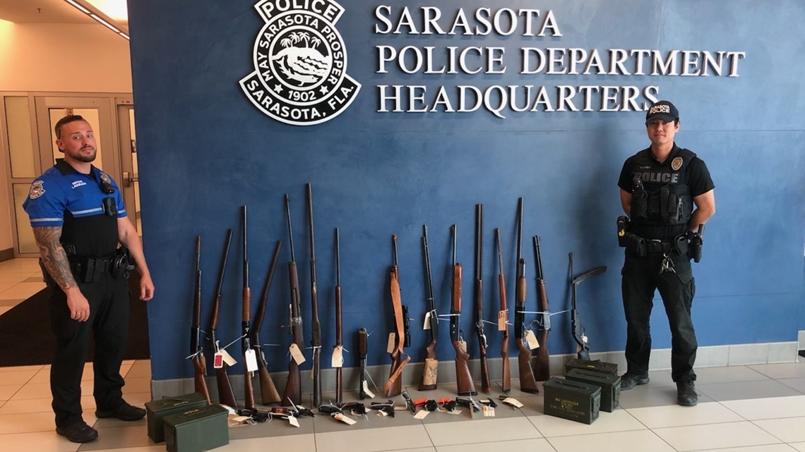 Sarasota police collect 30 firearms during turn-in event - Vimarsana News