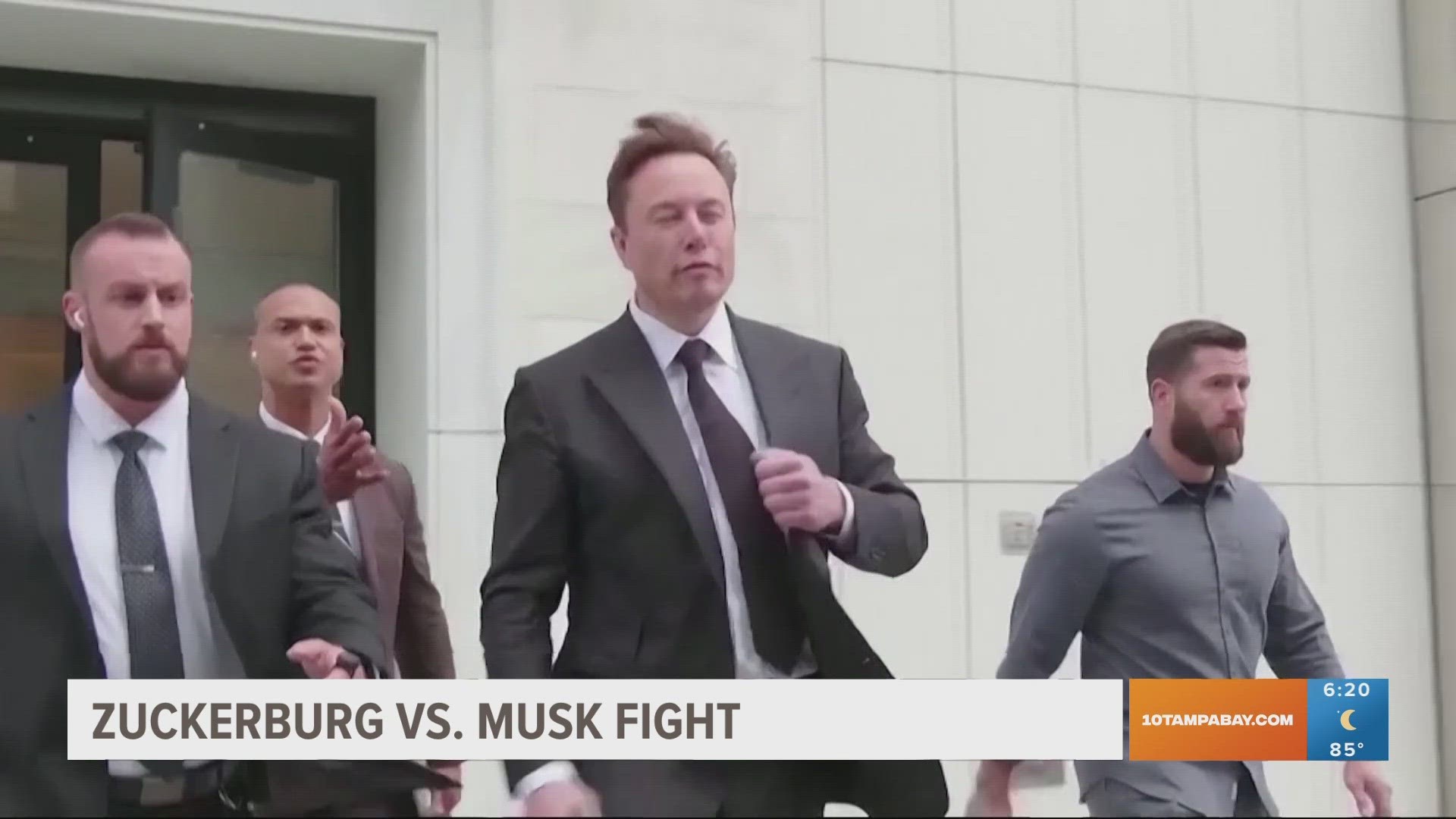 The two tech billionaires seemingly agreed to a “cage match” face-off in late June, and Musk says he's training by lifting weights at work.
