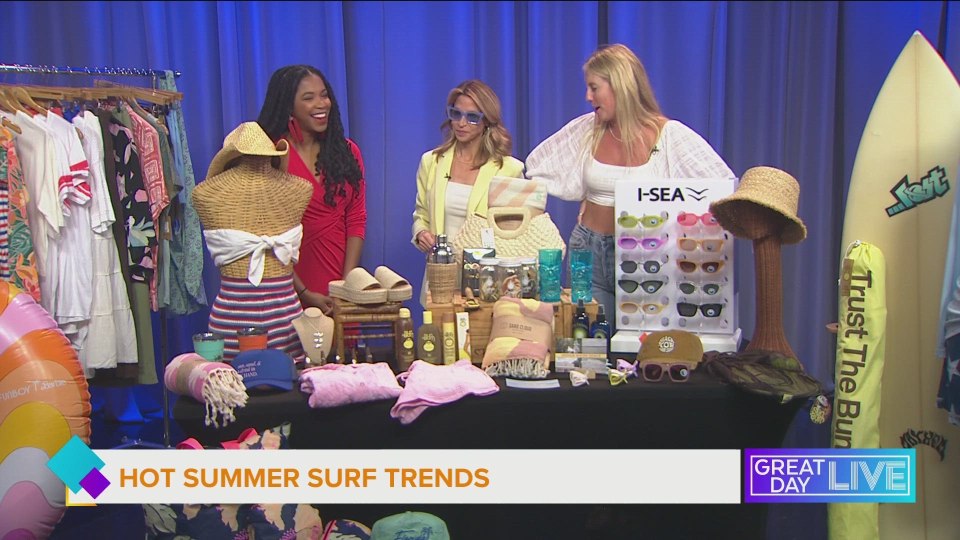 From cover-ups, to swimsuits to sunglasses, Brooke O’Hair with Blacktop Surf Shop shares what’s trending on the beach this summer.
