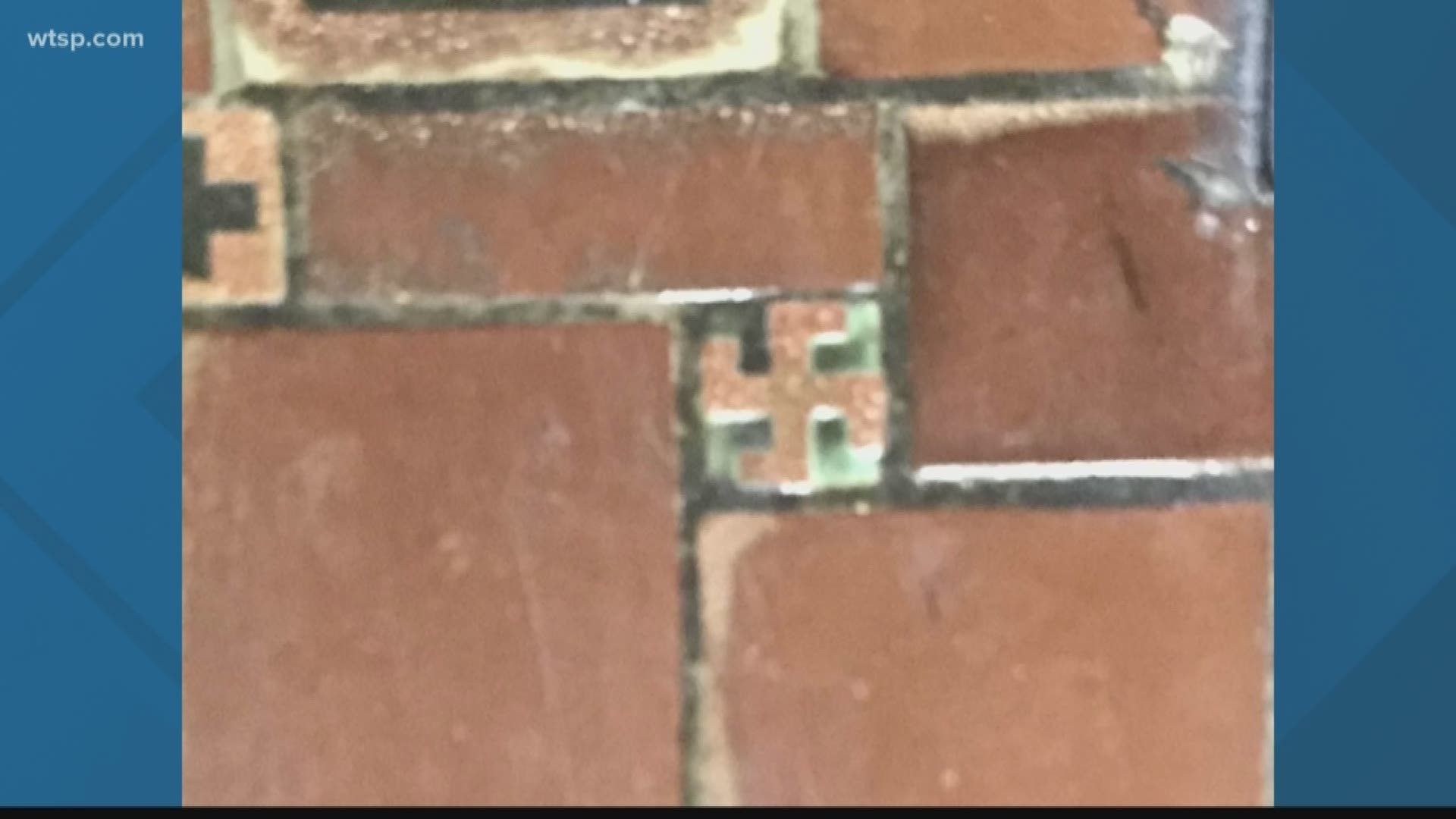 Swastikas at a local VA hospital? At the very least, it would catch you by surprise. Some veterans might be downright offended.

A 10News viewer was shocked to see the symbol in tiles at the Bay Pines Medical Center in St. Petersburg. He sent us photos and asked us to investigate.

“The initial reaction I think would be shock as to why is this here,” Retired Command Sergeant Major Larry Jasper, who is also the commander of the Jewish War Veterans Post 373, said.