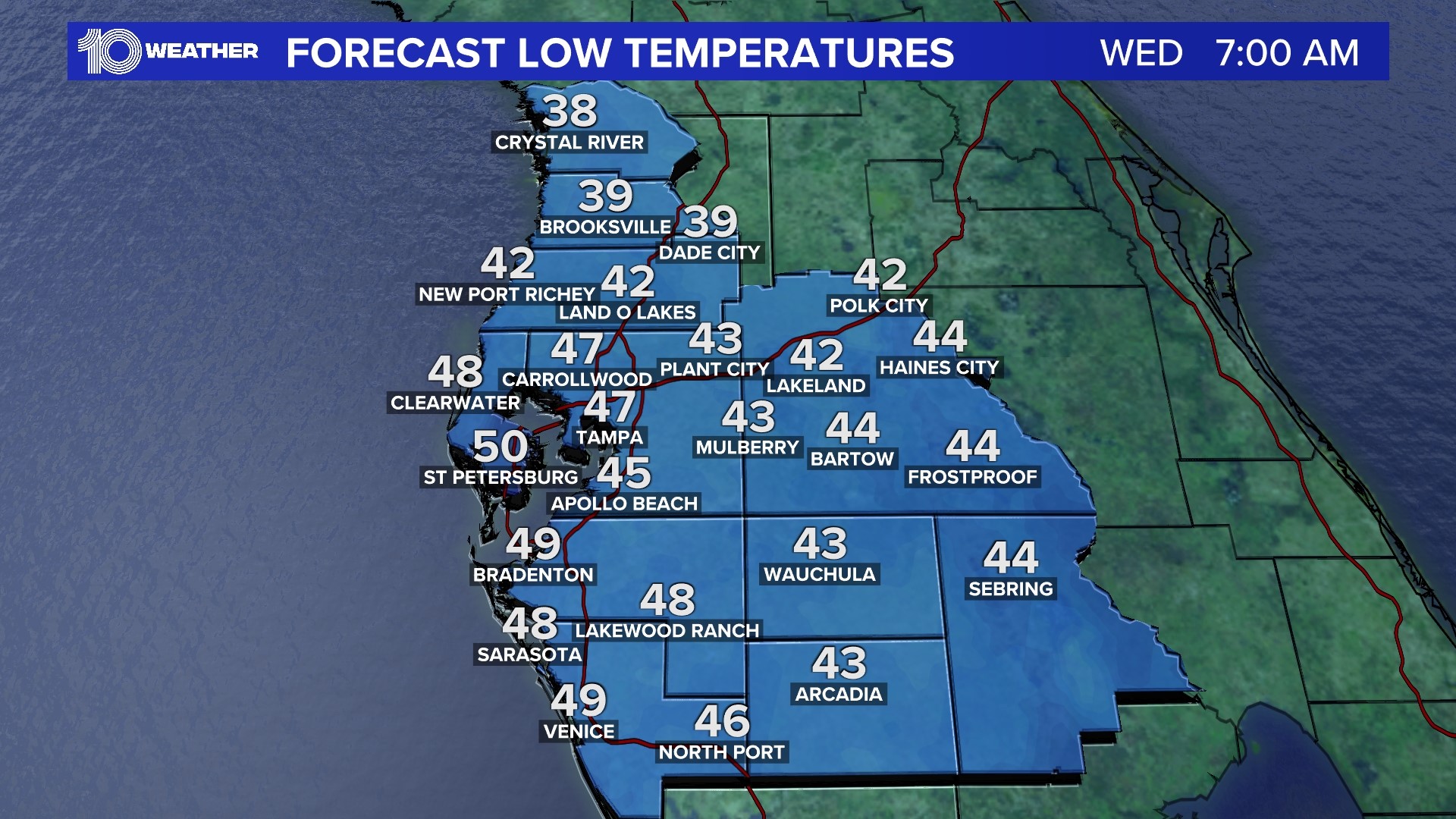 Tampa Bay area weather to cool down this week | wtsp.com